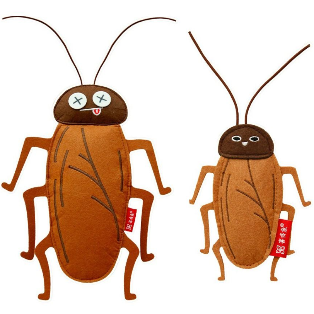 Peluche relleno de catnip con forma de insectos