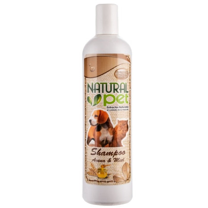 Shampoo Natural Pet Avena & Miel 500ML
