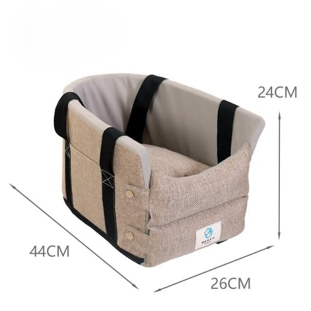 Asiento central de mascota para auto