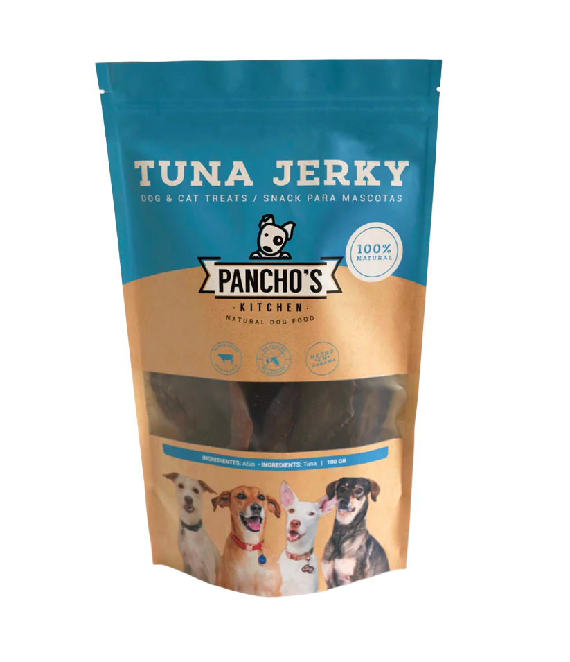 Snacks para Gato y Perro Pancho´s Kitchen: Tuna Jerky 50gr