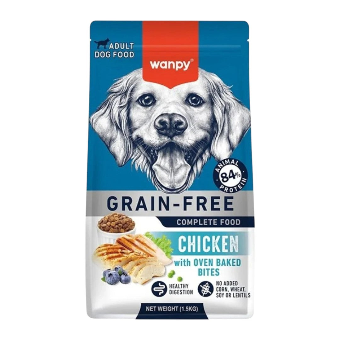Comida para Perro Wanpy: Adulto, Sabor a Pollo 1.5 KG