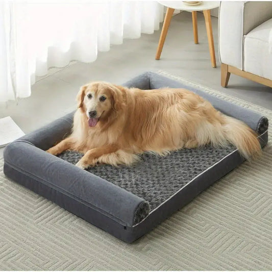 Cama acolchonada afelpada para perros M24