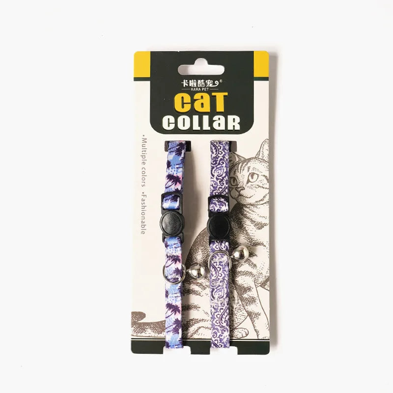 2 pieza de collar de seguridad ajustable con campana