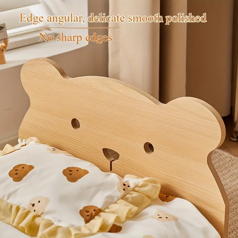 Cama mini con base de madera para mascotas pequeñas