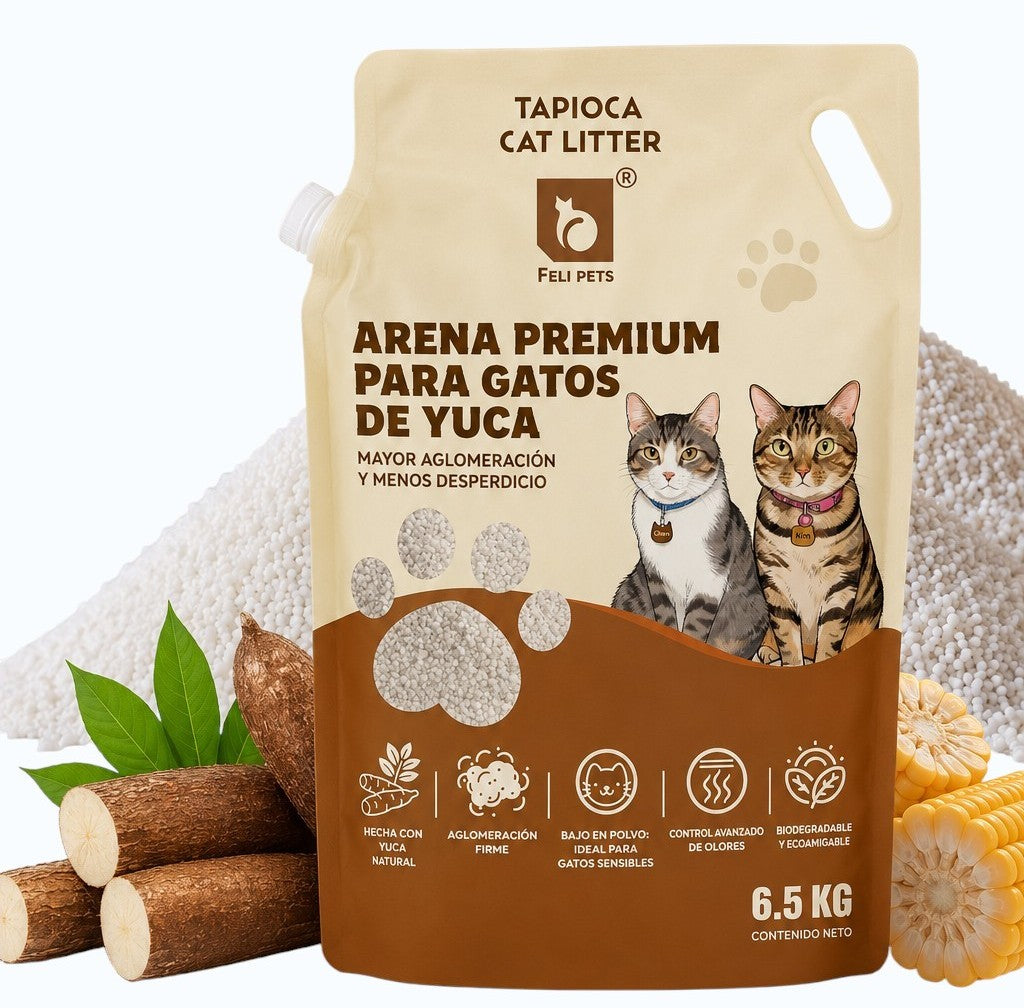 Arena Premium de Yuca Felipets 6.5KG