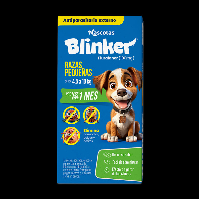 Antiparasitario externo para perros Blinker - 1 mes de protección