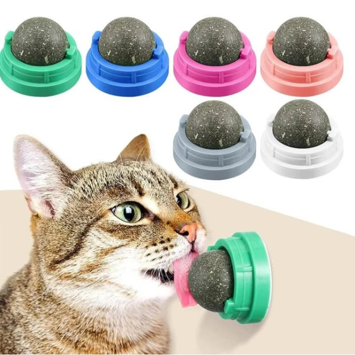 Bola de catnip individual para gatos