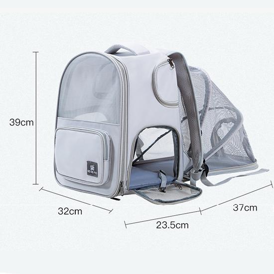 Mochila para gatos transpirable Expandible
