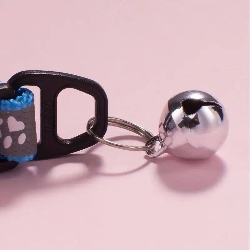 Collar reflectivo con broche de seguridad para gatos
