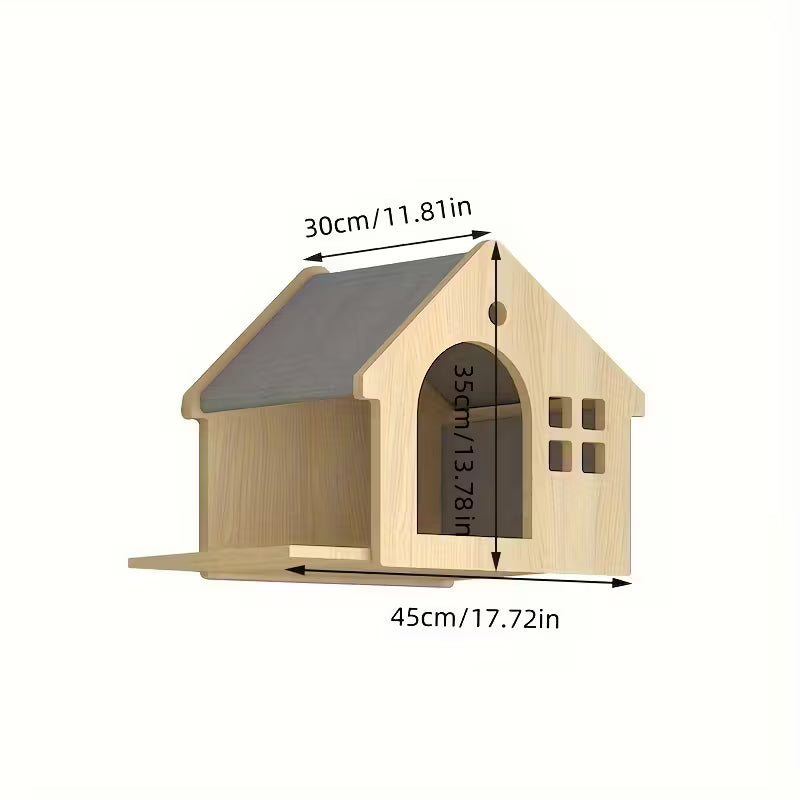 Villa de Gato para pared (Modelo-A)
