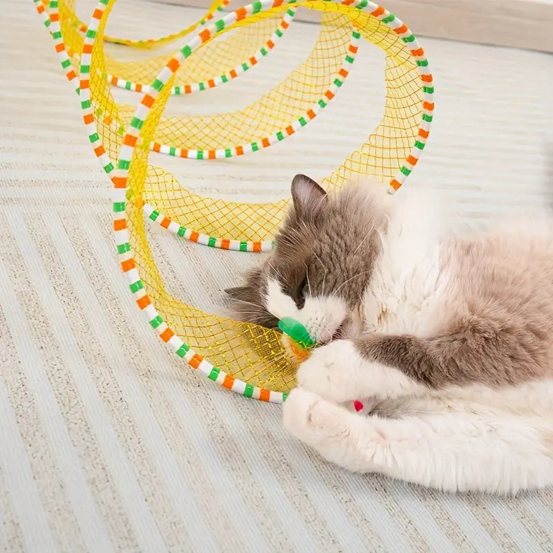 Túnel de juguetes para gatos