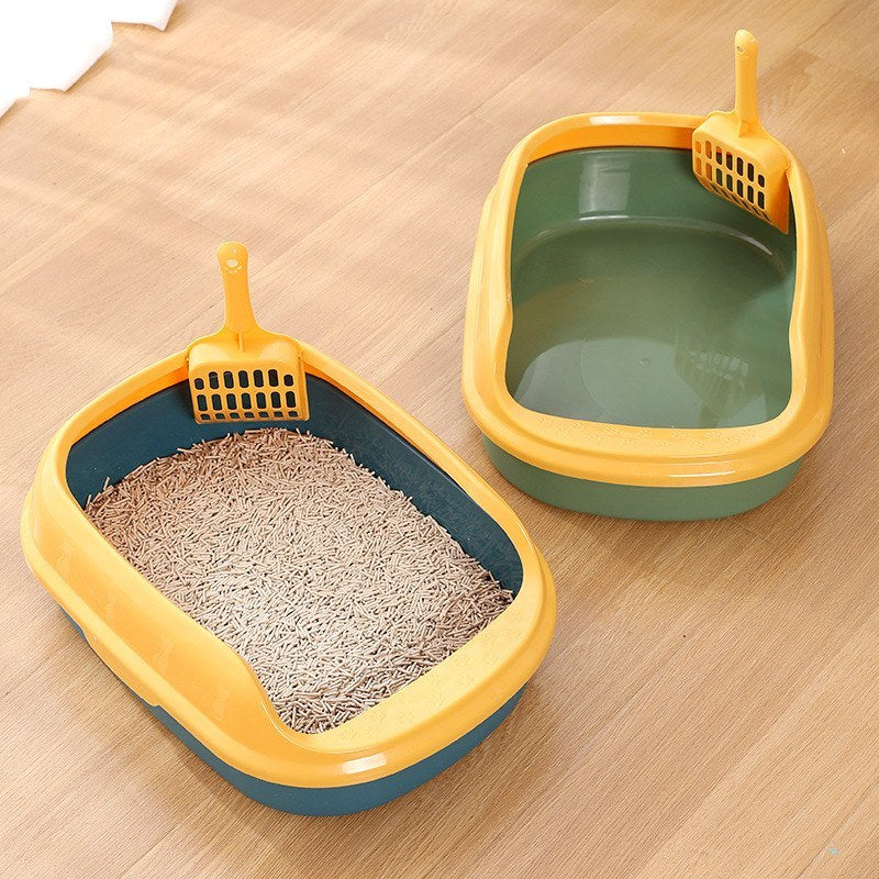 Arenero abierto para gatos bebés sencillo 40*29*13.5cm