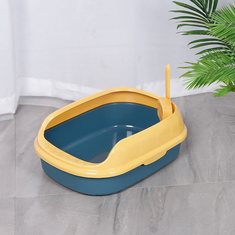 Arenero abierto para gatos bebés sencillo 40*29*13.5cm