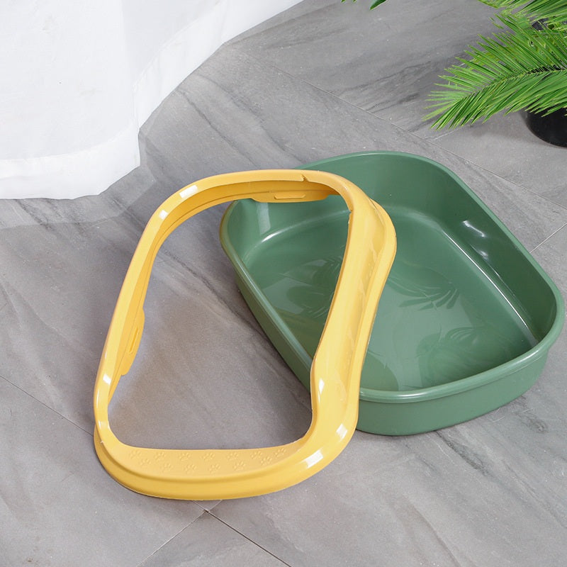 Arenero abierto para gatos bebés sencillo 40*29*13.5cm