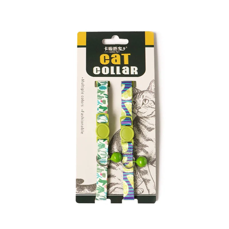 2 pieza de collar de seguridad ajustable con campana