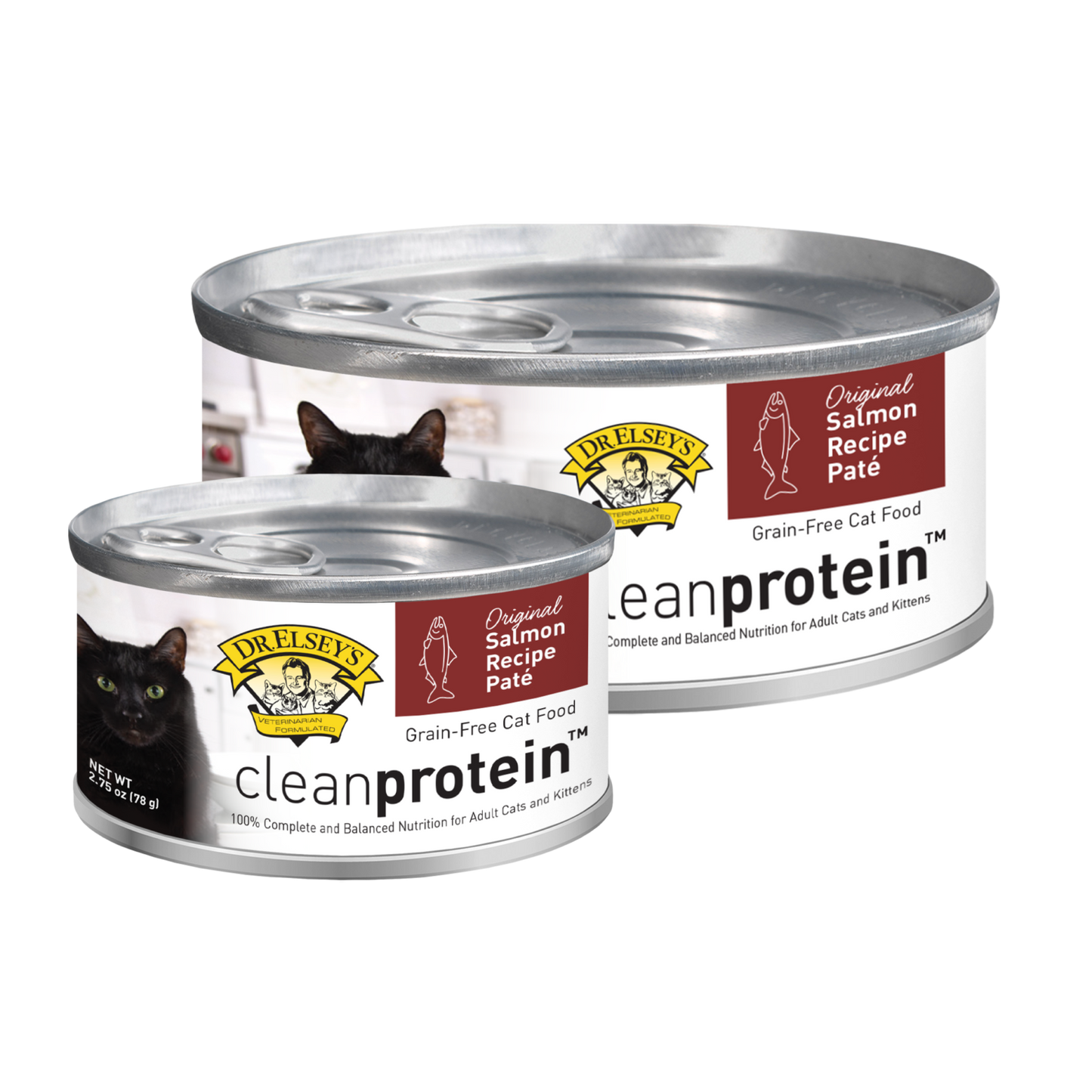 Comida húmeda para gatos DR. ELSEY'S: Cleanprotein Salmón recipe