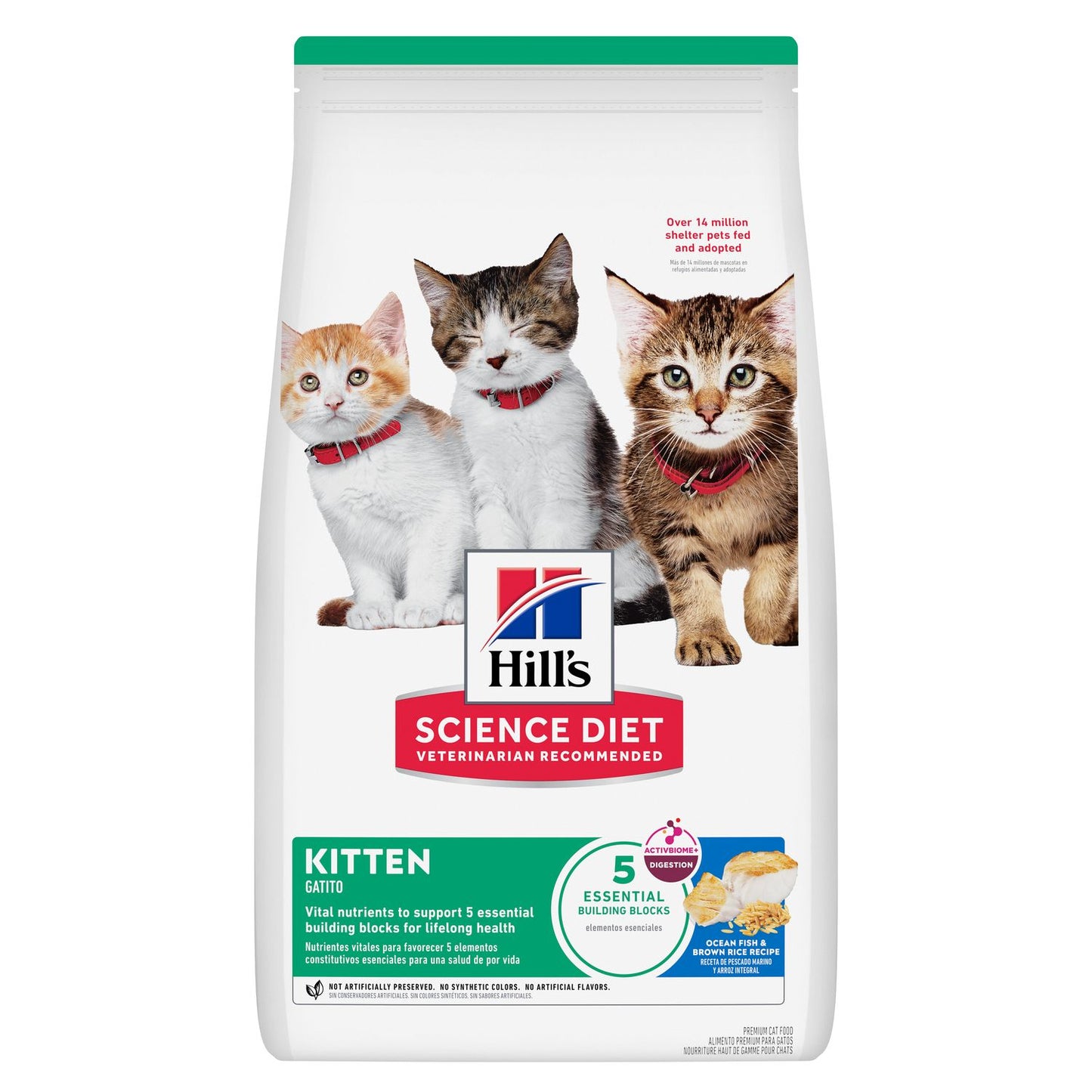 Comida para Gato Hills: Science Diet, Kitten Ocean Fish 1.6kg