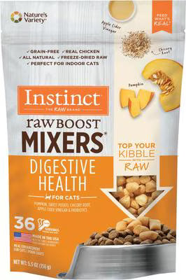 Snacks para Gato Instinc: RawBoost, Snack Mixers Digestive 23gr