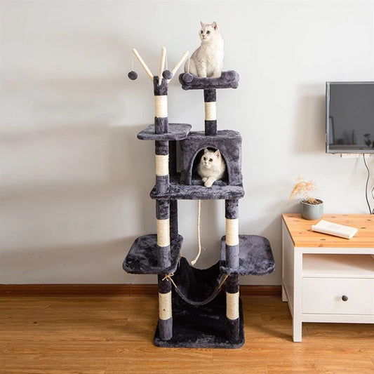 Torre mediana para gatos 155cm de altura MX14