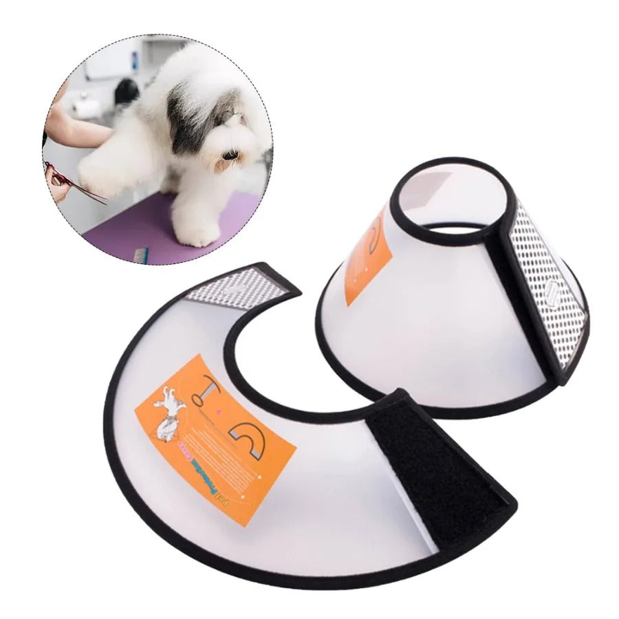 Collar isabelino de plástico para mascotas