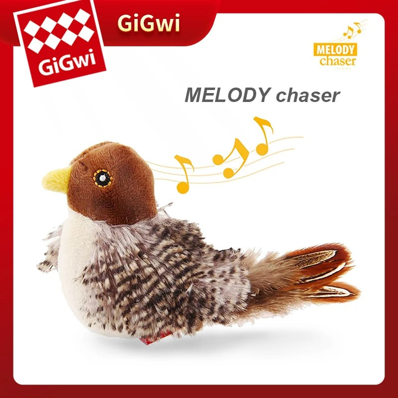 Juguete para gatos de pajaro con sonido
