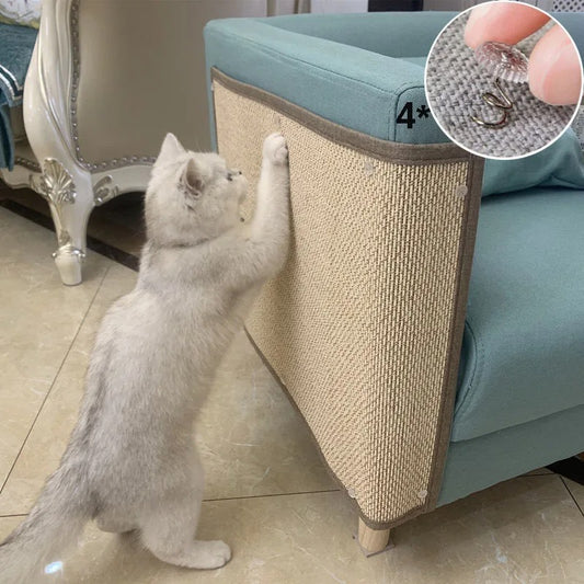 Protector de bambú para sofá con pines