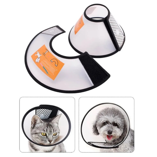 Collar isabelino de plástico para mascotas