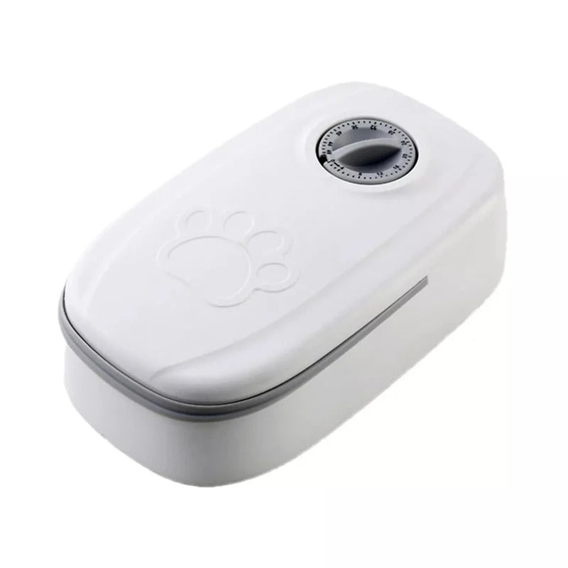 Alimentador automático con programador de horario para perros y gatos