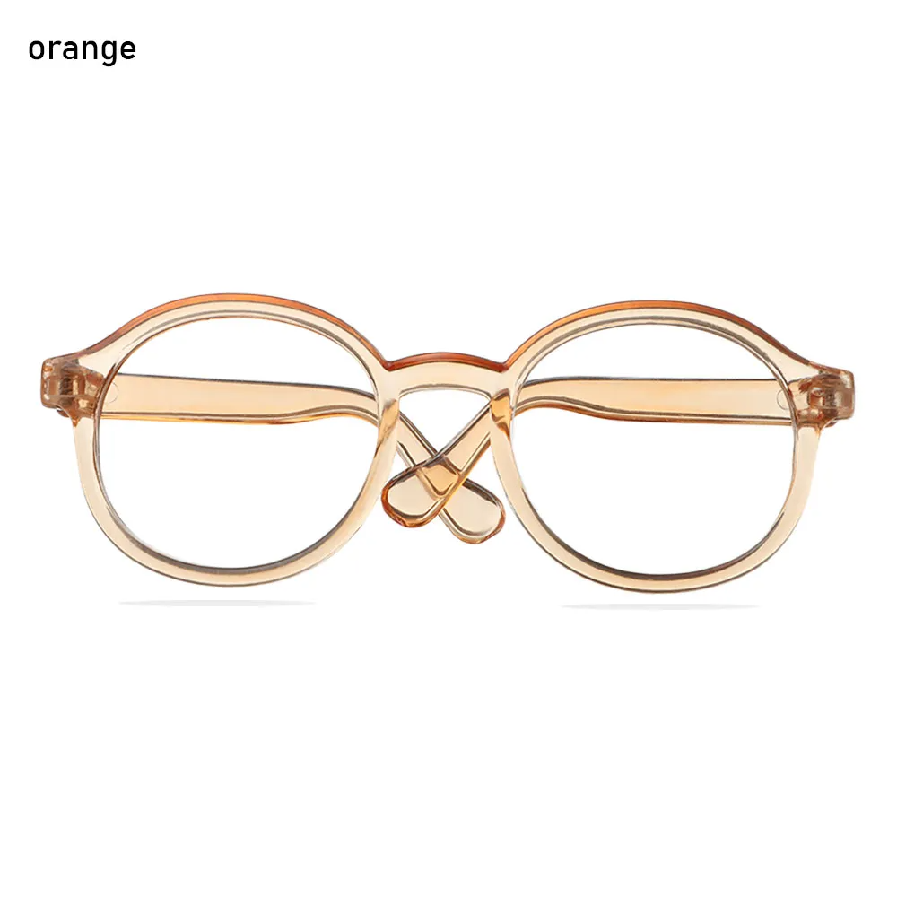 Lentes transparentes redondas