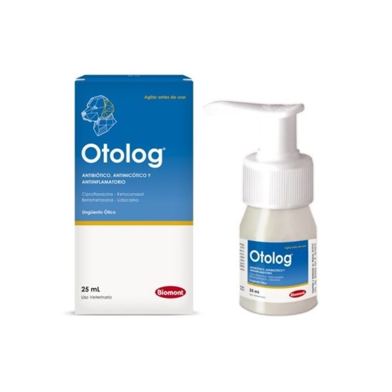 Otolog Ungüento Para Perros y Gatos: Ótico,125ml