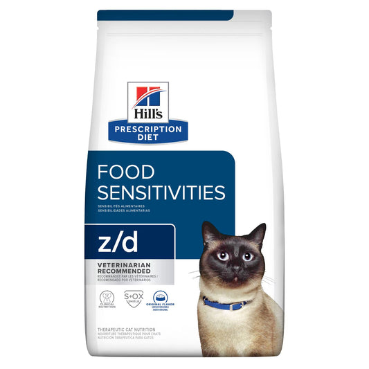 Comida para Gato Hills: Prescription Diet Z/D Sensibilidad Alimentaria 4lb