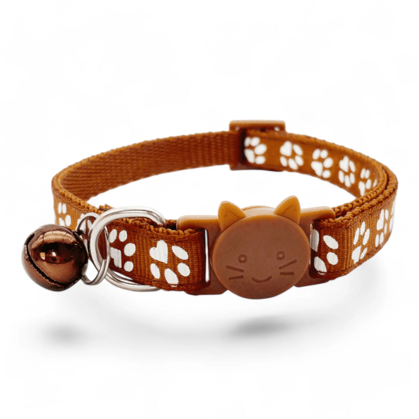 Collar con cascabel para gatos, colores variados