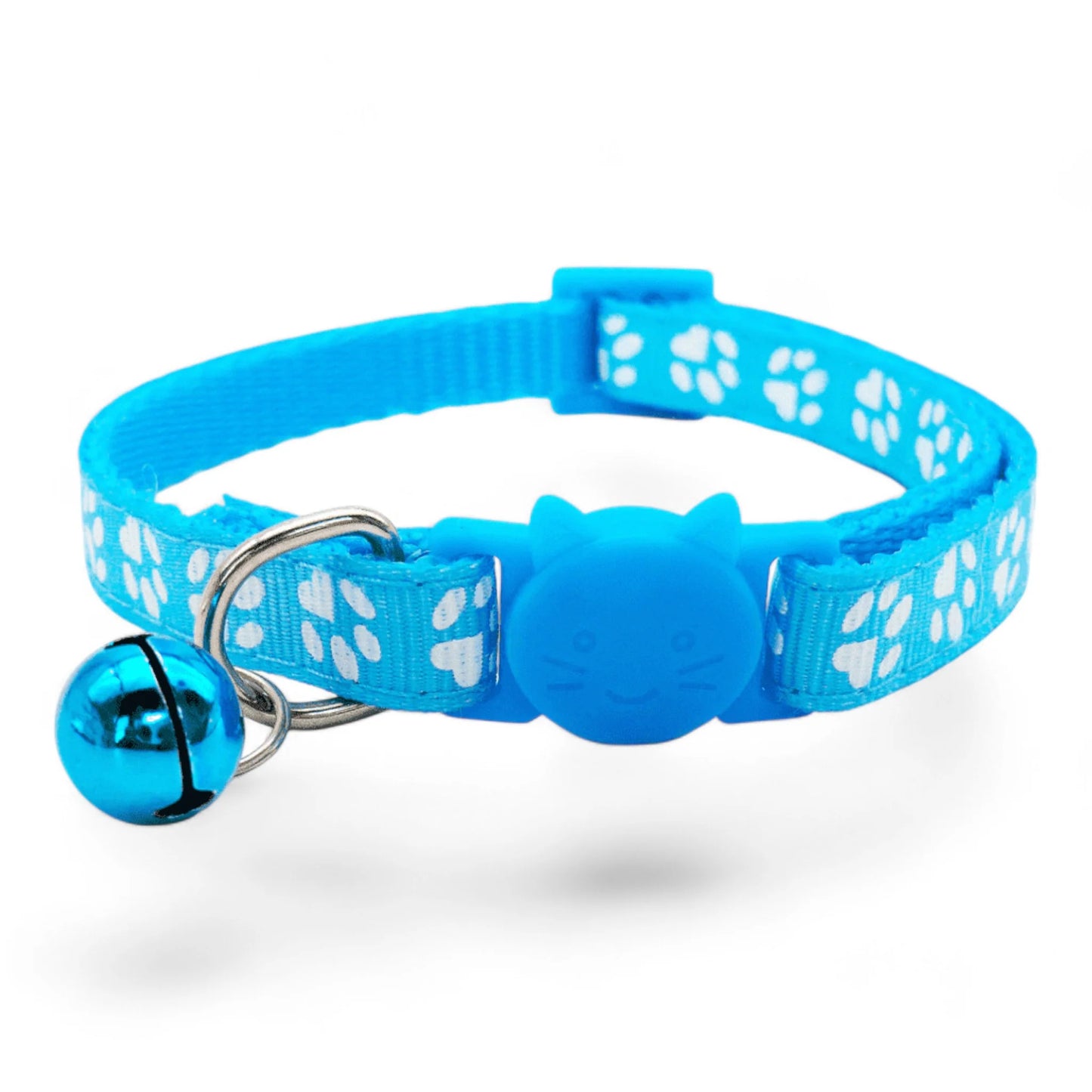 Collar con cascabel para gatos, colores variados