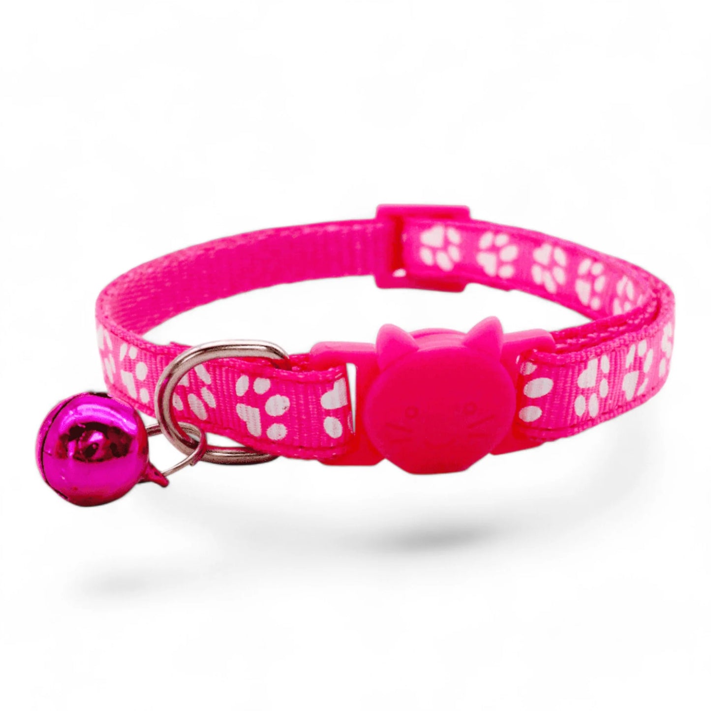Collar con cascabel para gatos, colores variados