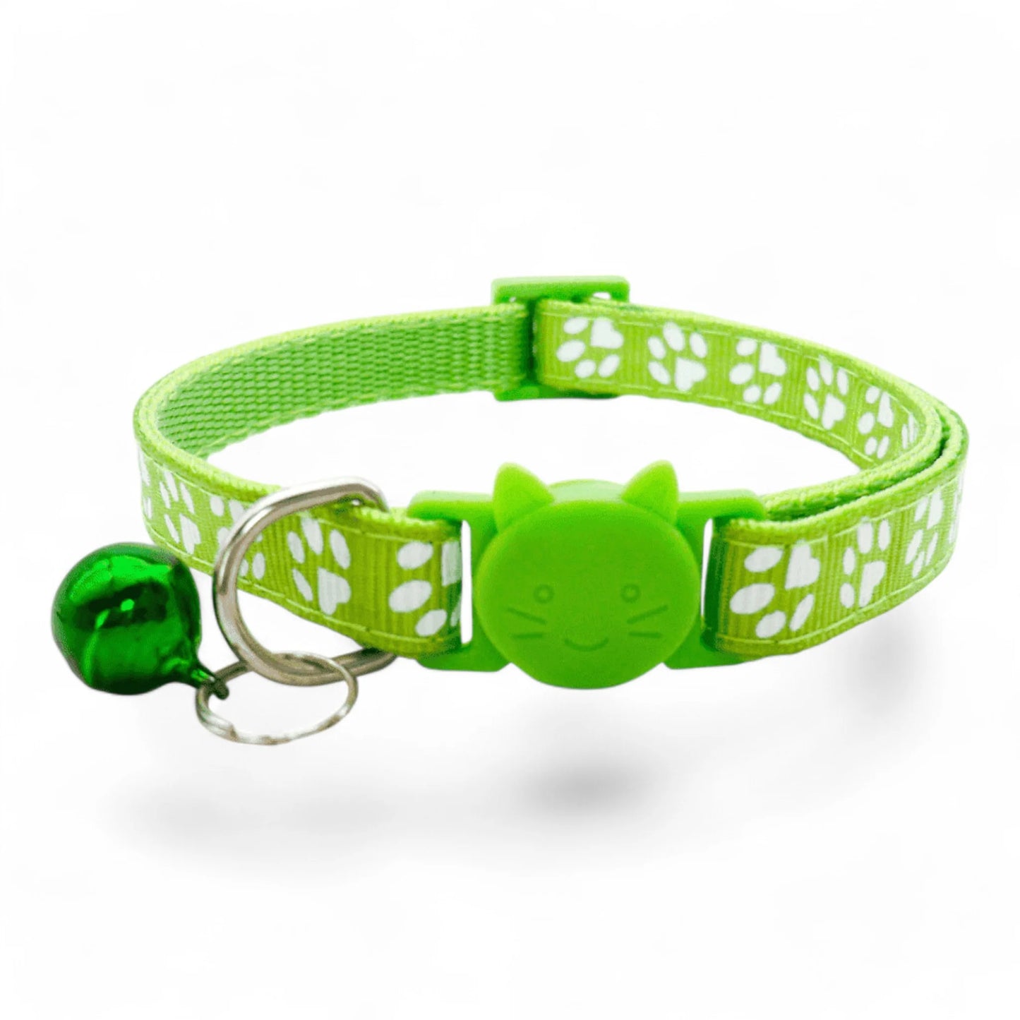 Collar con cascabel para gatos, colores variados