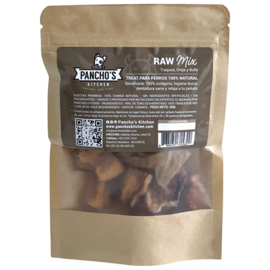 Snacks para Gato y Perro Pancho´s Kitchen: Raw Mix 50gr