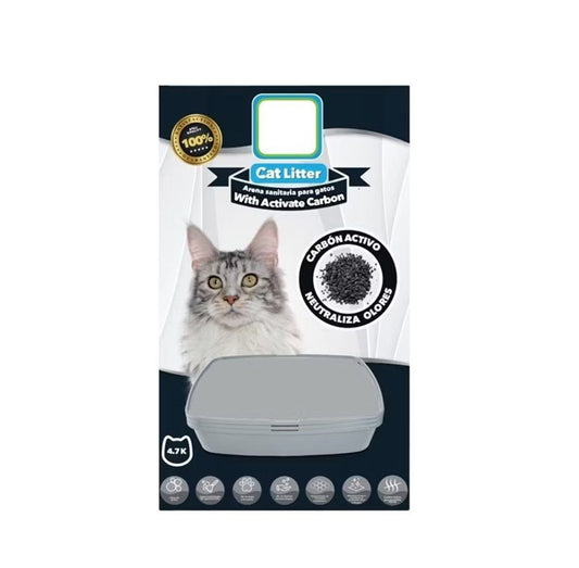 Arena para gatos Pet Spa con carbón activo 4.7kg