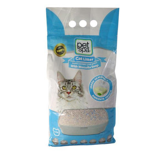 Arena para gatos Pet Spa Jabon de marsella 4.7kg