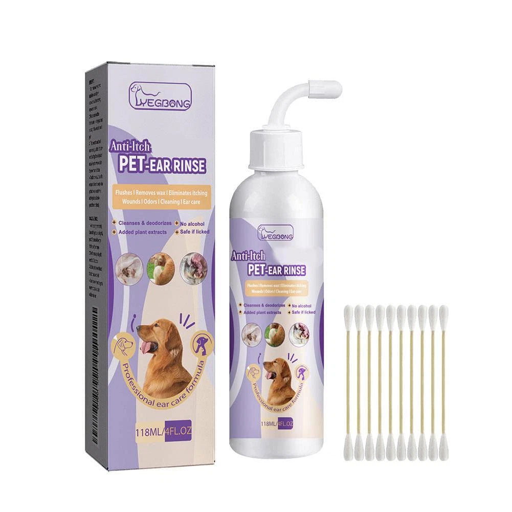 Limpiador de oído para mascotas 118ml