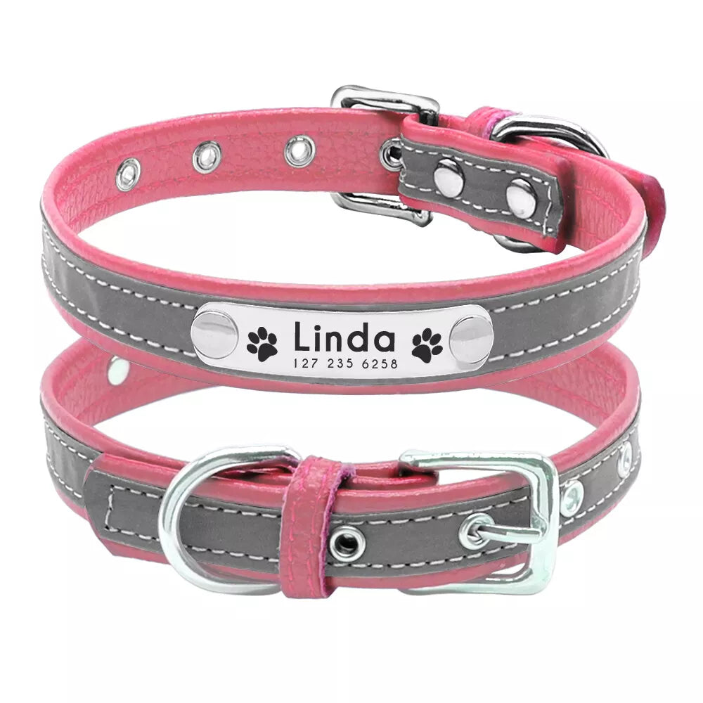 Collar personalizado para perros de raza pequeña y grande
