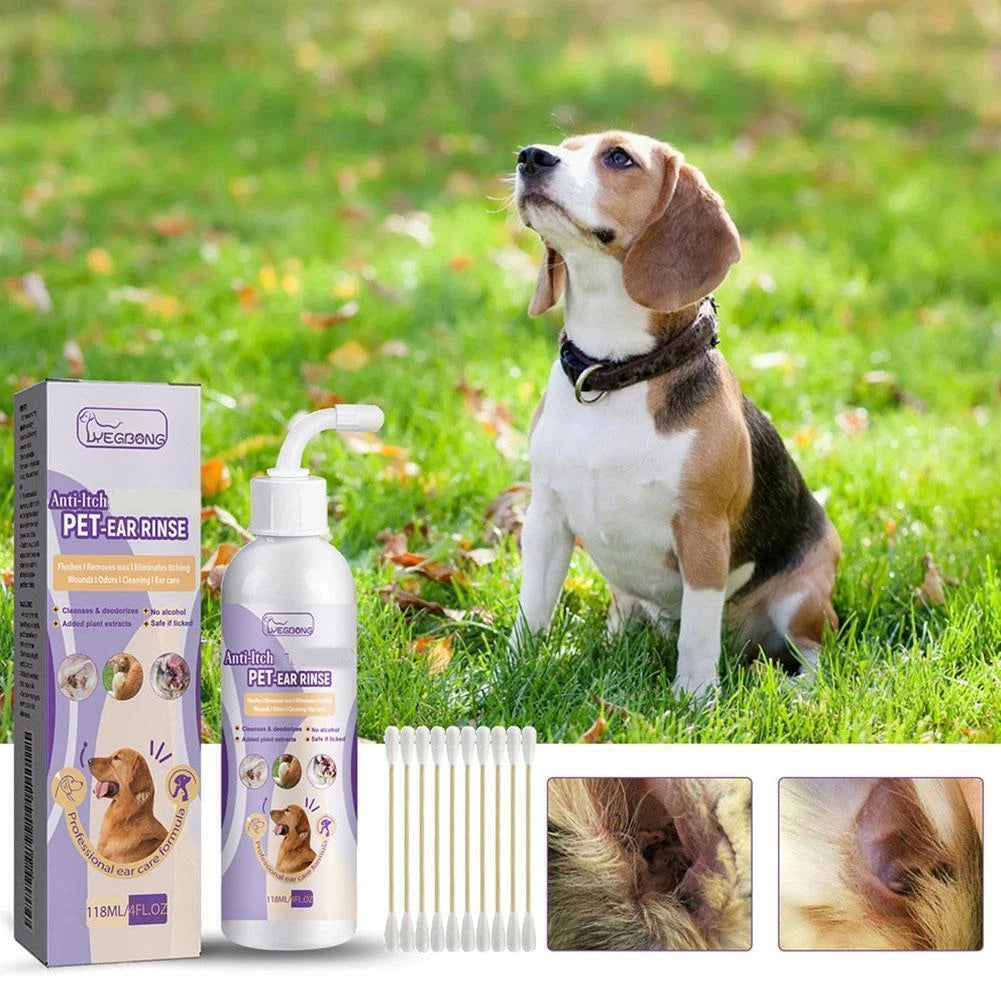 Limpiador de oído para mascotas 118ml