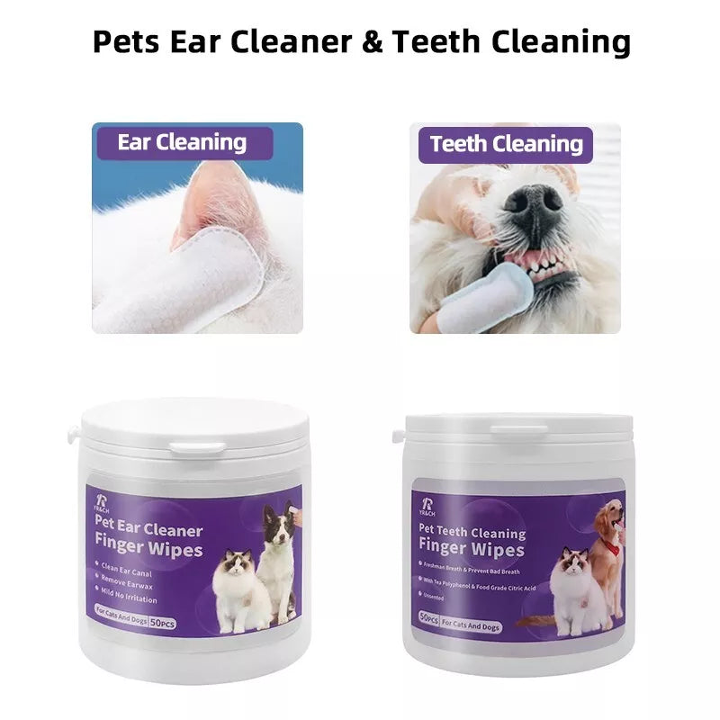 Toallas húmedas para limpieza de dientes y oidos (50 pcs)