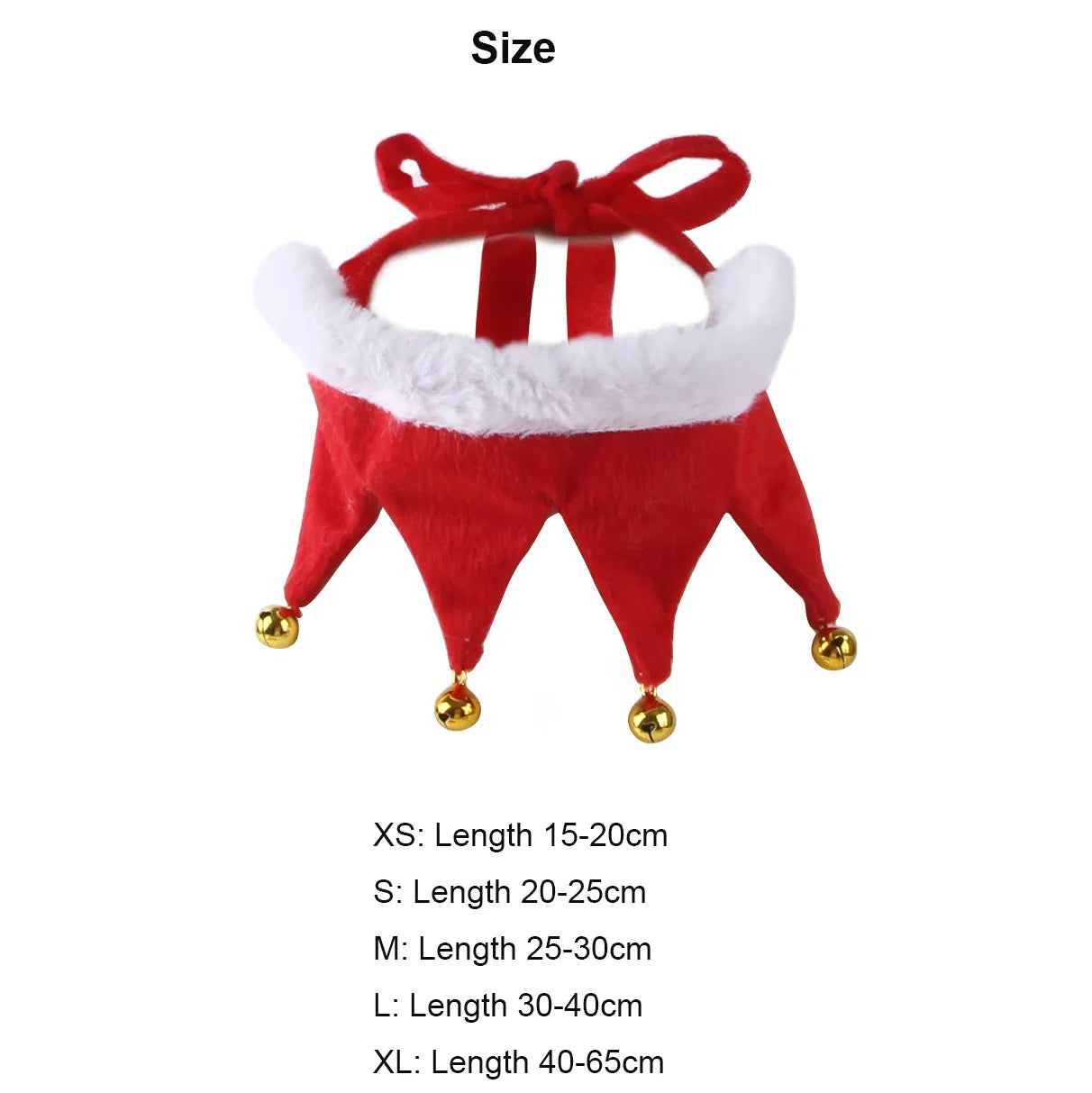 Bandanas navideñas de terciopelo para mascotas (Corona)