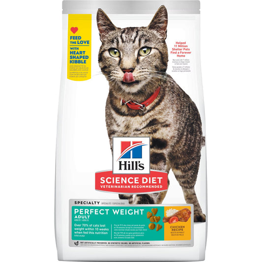 Comida para Gato Hills: Science Diet Perfect Weigh 3.3lb