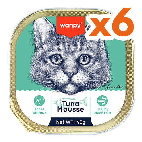 Snacks para Gatos Wanpy: Tuna Mousse 40g