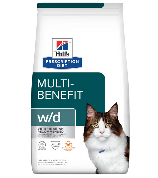 Comida para Gato Hills: Prescription Diet, W/D Multi Benefit 4 LIB/1.81KG
