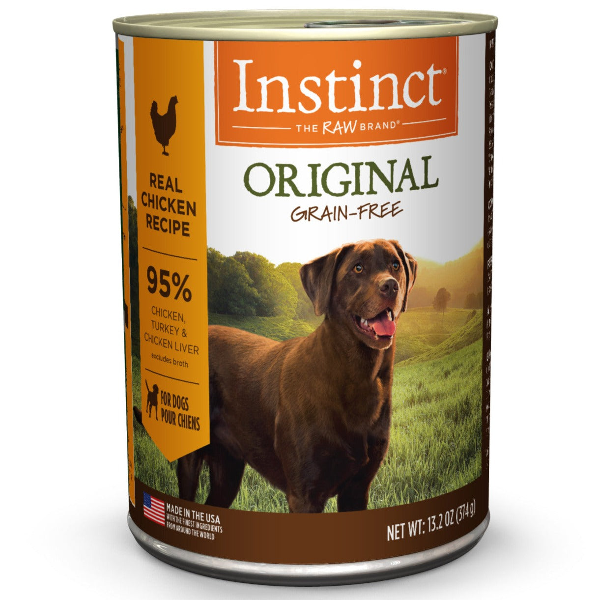 Comida Húmeda para Perro Instinct: Original Grain Free Chicken Recipe 85gr