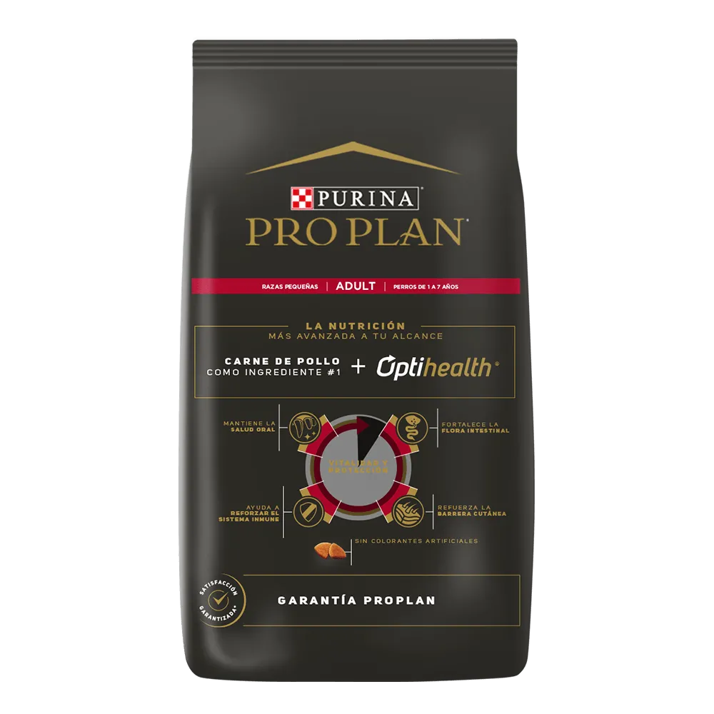 Comida para Perro Purina: Pro Plan, Aduto, Pollo, Razas pequeñas 1kg/3.5Kg