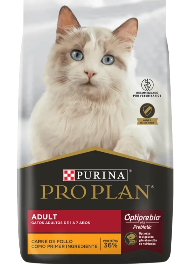 Comida para Gato Purina: Pro Plan, Adulto, Pollo 1KG/3KG