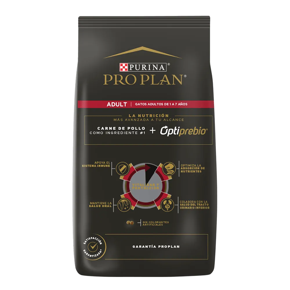 Comida para Gato Purina: Pro Plan, Adulto, Pollo 1KG/3KG